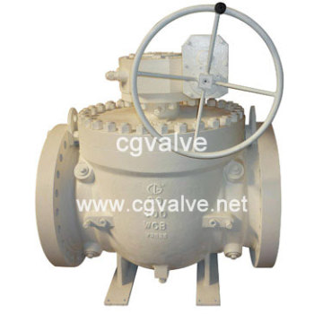 Top entry ball valve