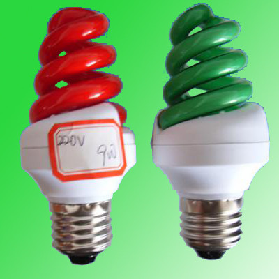 Colorful Full Spiral Energy Saving Lamp 12W