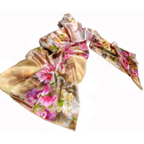 Fashion digtial print long silk scarf