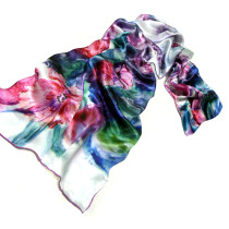 2012 spring silk satin scarf