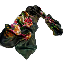 Long print silk shawls