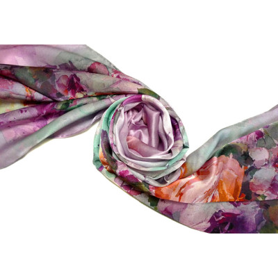 fashion satin silk shawl wholesale