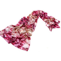 digital print silk pendant scarf