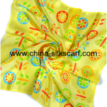 wholesale silk screen print handkerchief
