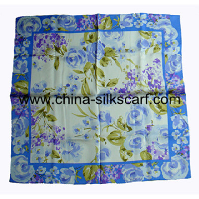 print ladies silk small foulard