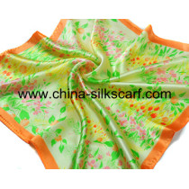 fashion small silk square scarves