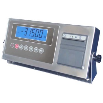 Stainless steel weighing indicator with printer
