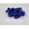 9-425 Red PTFE/White Silicone Septa & Blue Open Top PP Screw Cap Assembled