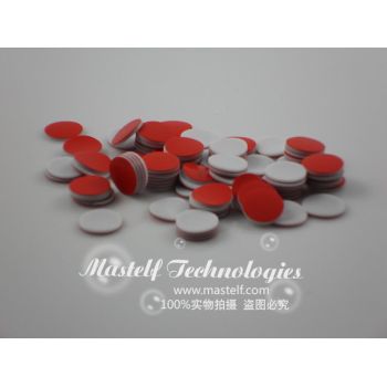 11x1mm Red PTFE/White Silicone Septa