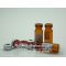 11x1mm Red PTFE/White Silicone Septa With Open Top Siliver Alumnium Crimp Cap For 11m Crimp Vials