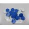 18mm Magnetic Screw Cap& Blue PTFE White Silicone SEPTA Assembled