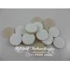 22x3mm Natural PTFE White Silicone Septum Fits on 24-400 Storage Vials