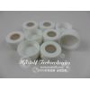 24-400 Open Top Screw Cap & Natural PTFE White Silicone Septum Assembled