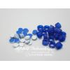 9-425 9x1mm  Blue PTFE/White Silicone Septa With Pre-Slit Fits on Blue Open Top PP Screw Cap