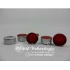 11x1mm Red PTFE/White Silicone Septa With Open Top Siliver Alumnium Crimp Top Cap assembled