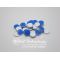 9-425 9x1mm  Blue PTFE/White Silicone Septa With Pre-Slit