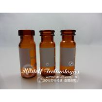 2ml Snap Autosampler vials, PTFE Silicone Septum, PTFE Silicone Septa,for Gas and HPLC Chromatography