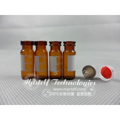 2ml Crimp Autosampler vial, Glass vials with caps for Gas and HPLC Chromatography