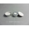 20x3mm White PTFE White Silicone Septum With Open Top Alumnium Crimp Cap
