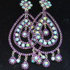Diamond Earrings   Claw chain earrings New pattern