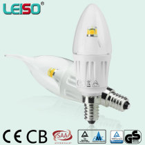 SCOB LED Candle light C35 4W  340LM Dimmable Metal