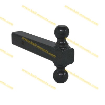 Double Ball Hitch Mount Full Black powder coated
