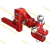 Adjustable Tri-Ball Hitch with U loop  Red powder coated