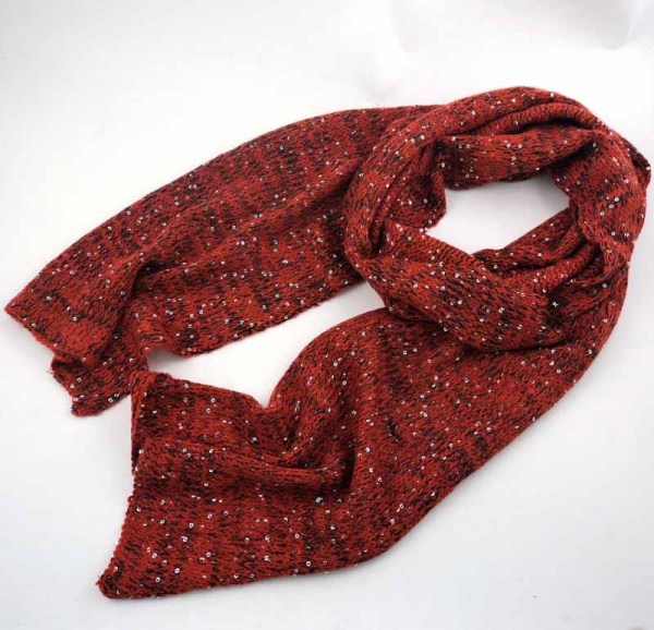 BLING BLING KNITTED  ACRYLIC SCARF