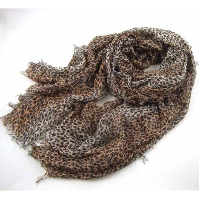 BLING BLING LEOPARD PRINTED SCARF