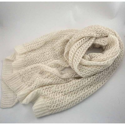 HOLLOW OUT  KNITTED  ACRYLIC SCARF