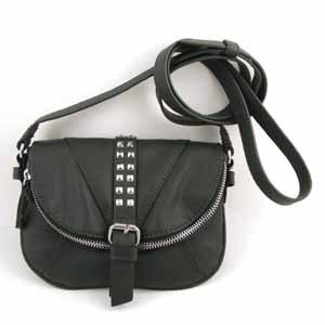 CROSS BODY BAG WITH ZIP DECORATED