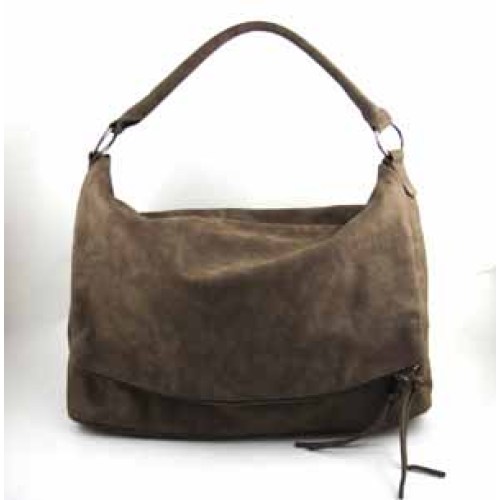 SUEDE LIKE PU FASHION TOTE BAG