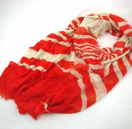 STRIPE VISCOSE SCARF