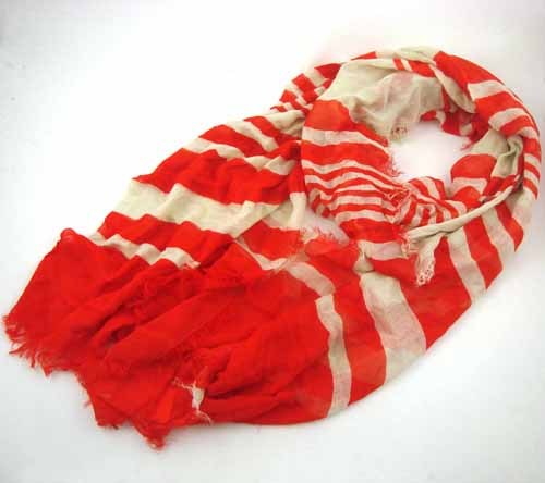 STRIPE VISCOSE SCARF