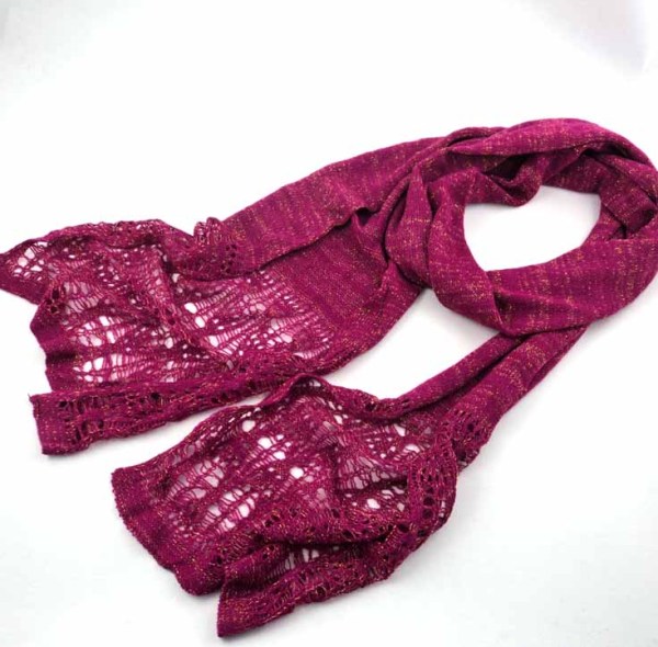 BLING BLING HOLLOW OUT ACRYLIC SCARF