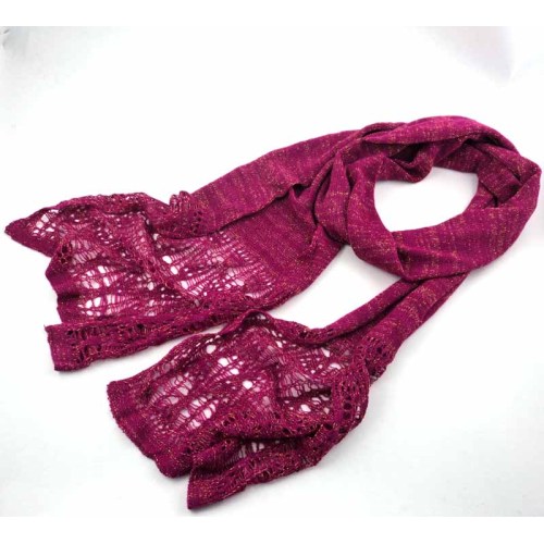 BLING BLING HOLLOW OUT ACRYLIC SCARF