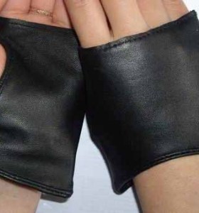 COOL пальцев кожаные перчатки