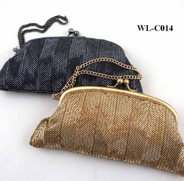 LUXURY BLING BLING BEADS EVENING BAG