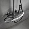 Premium 4-Function Exposed Brass Shower System with Piano Keys | Wholesale Supplier for Bathroom Projects