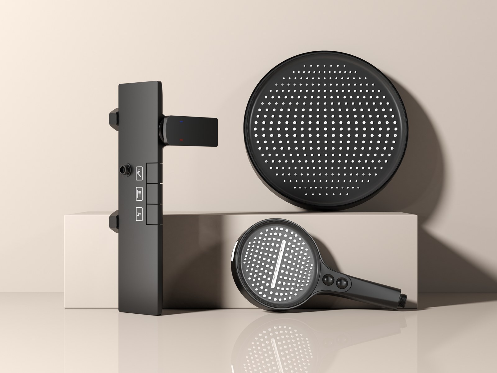 Premium exposed shower system for wholesale bathroom projects