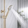 Premium Brushed Gold 3-Function Exposed Brass Shower System | Wholesale Supplier for Bathroom Projects