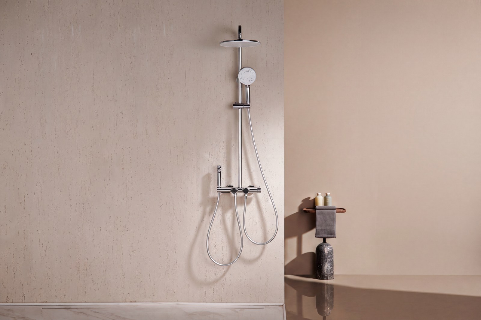 Premium exposed shower system for wholesale bathroom projects