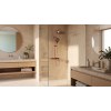 Premium Rose Gold 3-Function Exposed Shower System with Storage Shelf | Wholesale Supplier for Bathroom Projects