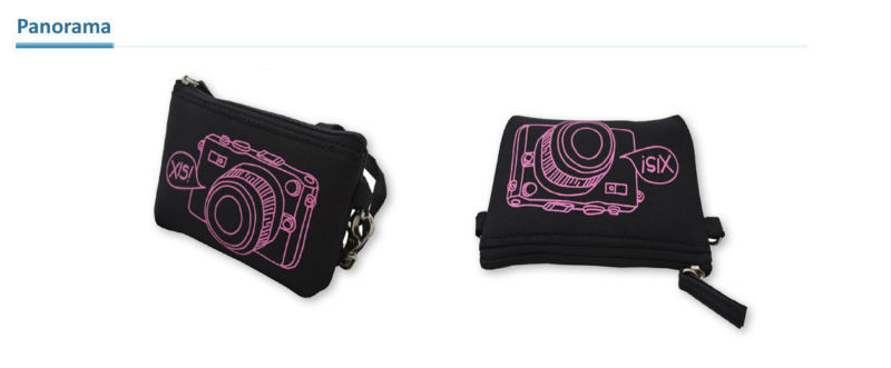 2013 New design waterproof cheap pretty printed digital camera bag
