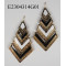 Geometry earrings -opposite clolor epoxy