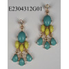 Neon chanderlier earrings