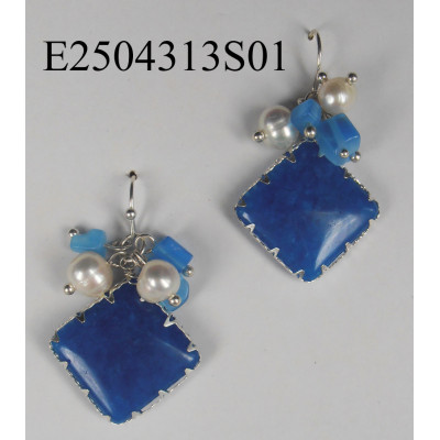 Semi-precious earrings