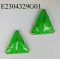 Triangle studs-Neon fuchsia