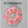Flower ring-Pink epoxy petals