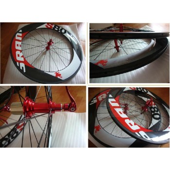 Sram S80 tubular bicycle wheels Carbon fiber road bike wheelset
